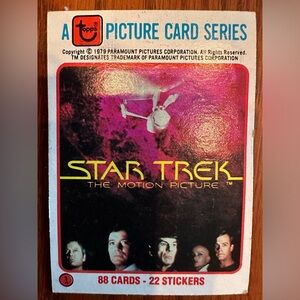 Star Trek: The Motion Picture, A Topps Picture Card Series - 1979 Paramount
